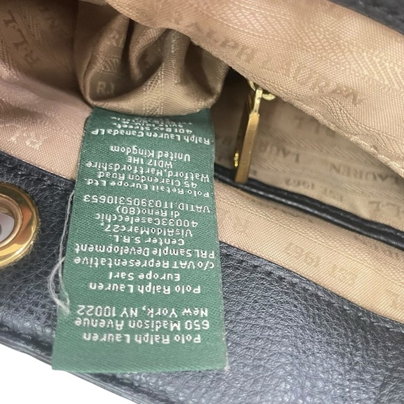 Ralph Lauren RRL Black
Leather Tote Shoulder Bag - Picture 11 of 16